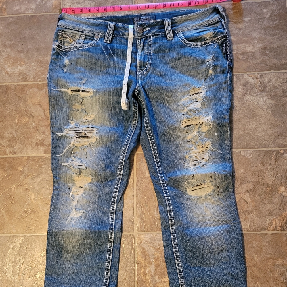Silver Jeans - Suki Flap Slim - Mid Straight